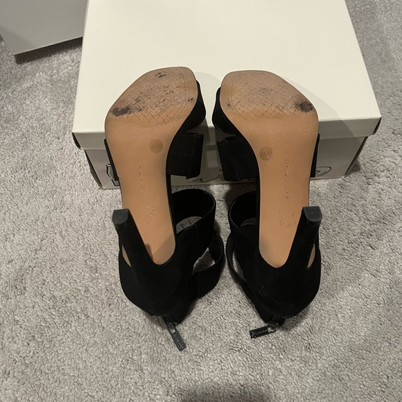 Jessica Simpson Black Strap Heels - Picture 5 of 7